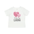 thumbnail image 1 of Inktastic I Love My Grandma Two Hugging Hearts Boys or Girls Baby T-Shirt, 1 of 5
