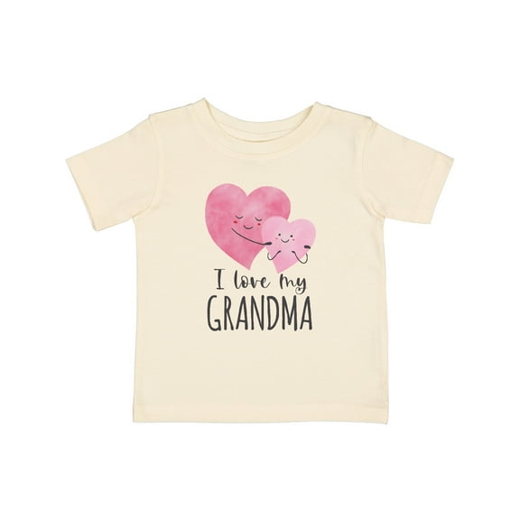 Inktastic I Love My Grandma Two Hugging Hearts Boys or Girls Baby T-Shirt
