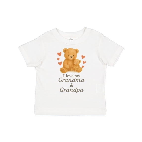 Inktastic I Love My Grandma and Grandpa Bear Family Boys or Girls Toddler T-Shirt