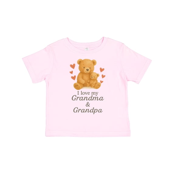 Inktastic I Love My Grandma and Grandpa Bear Family Boys or Girls Toddler T-Shirt