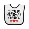 thumbnail image 1 of Inktastic I Love My Grandma and Grandpa Boys or Girls Baby Bib, 1 of 4