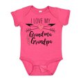 thumbnail image 1 of Inktastic I Love My Grandma and Grandpa Heart and Arrows Boys or Girls Baby Bodysuit, 1 of 5