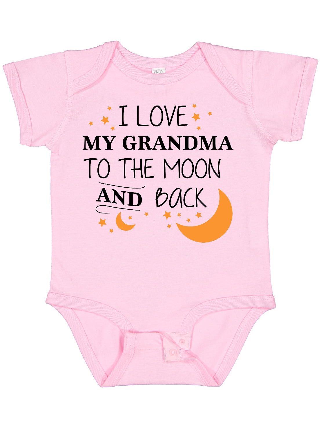 Inktastic I Love My Grandma to the Moon and Back Boys or Girls Baby Bodysuit