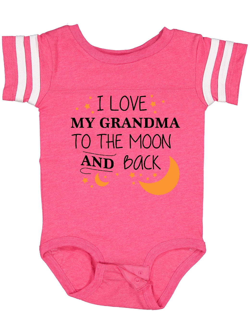 Inktastic I Love My Grandma to the Moon and Back Boys or Girls Baby Bodysuit