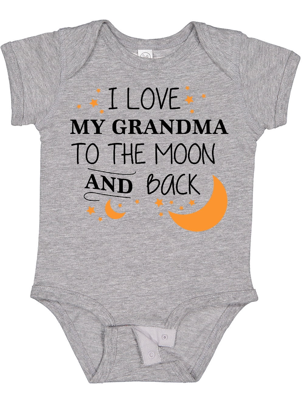 Inktastic I Love My Grandma to the Moon and Back Boys or Girls Baby Bodysuit