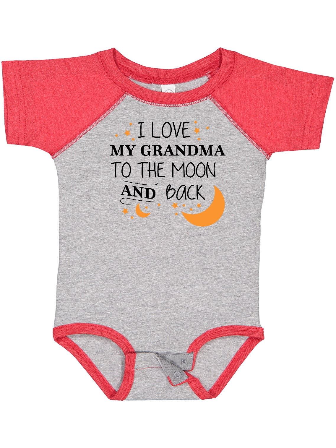 Inktastic I Love My Grandma to the Moon and Back Boys or Girls Baby Bodysuit