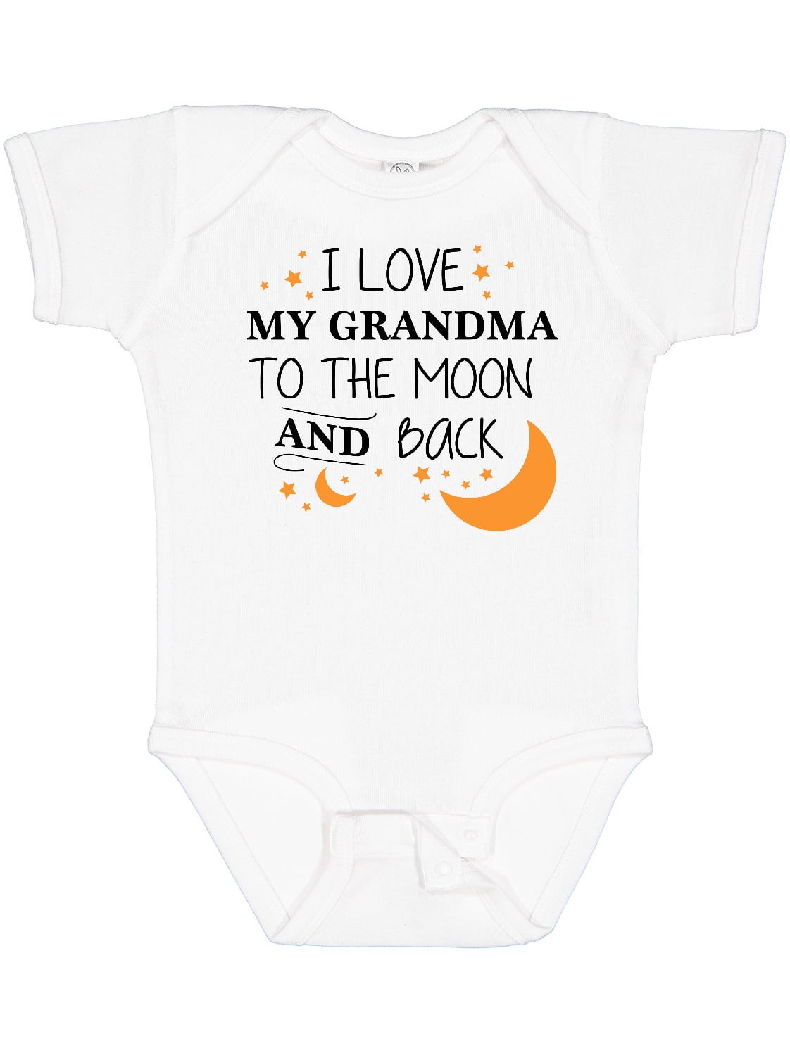 Inktastic I Love My Grandma to the Moon and Back Boys or Girls Baby Bodysuit