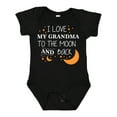 thumbnail image 1 of Inktastic I Love My Grandma to the Moon and Back Boys or Girls Baby Bodysuit, 1 of 5
