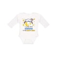 thumbnail image 1 of Inktastic I Love My Grandma to the Moon and Back Cute Sheep Boys or Girls Long Sleeve Baby Bodysuit, 1 of 5