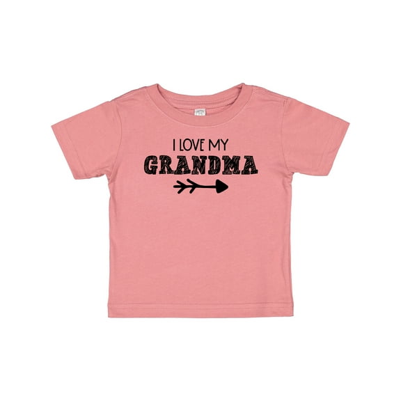 Inktastic I Love My Grandma with Arrow Boys or Girls Baby T-Shirt