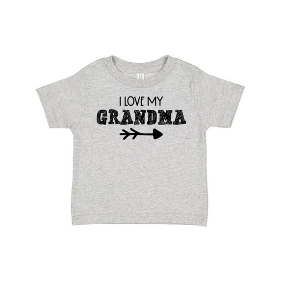 Inktastic I Love My Grandma with Arrow Boys or Girls Toddler T-Shirt