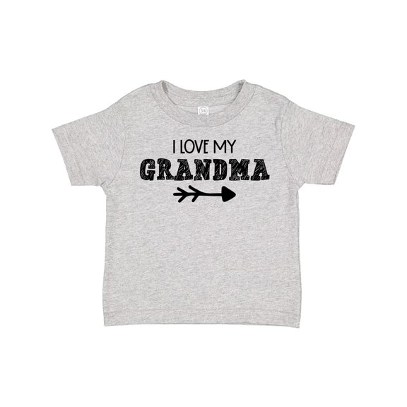 Inktastic I Love My Grandma with Arrow Boys or Girls Toddler T-Shirt