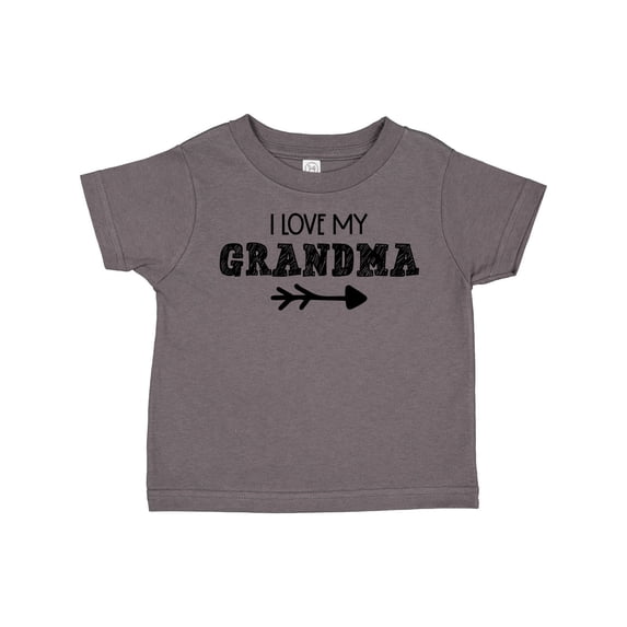 Inktastic I Love My Grandma with Arrow Boys or Girls Toddler T-Shirt