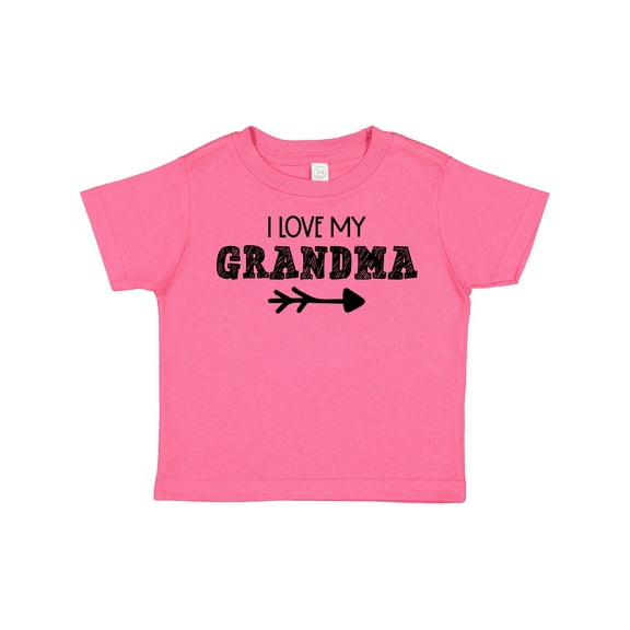 Inktastic I Love My Grandma with Arrow Boys or Girls Toddler T-Shirt