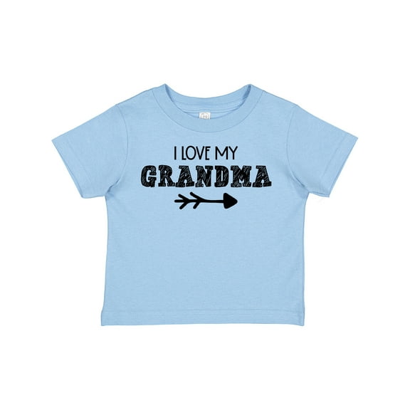 Inktastic I Love My Grandma with Arrow Boys or Girls Toddler T-Shirt