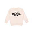 thumbnail image 1 of Inktastic I Love My Grandma with Arrow Toddler Sweatshirt, 1 of 4