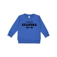 thumbnail image 1 of Inktastic I Love My Grandma with Arrow Toddler Sweatshirt, 1 of 4