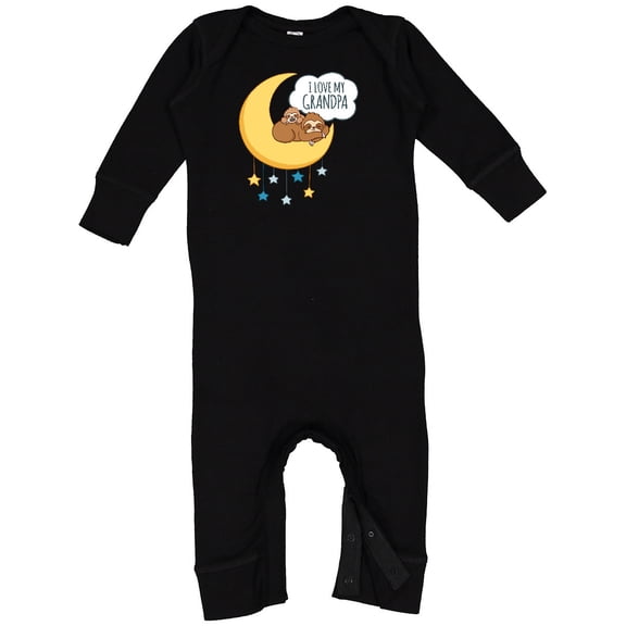 Inktastic I Love My Grandpa Baby Romper Coveralls