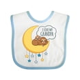 thumbnail image 1 of Inktastic I Love My Grandpa Boys or Girls Baby Bib, 1 of 4
