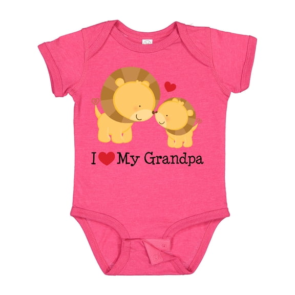 Inktastic I Love My Grandpa Boys or Girls Baby Bodysuit