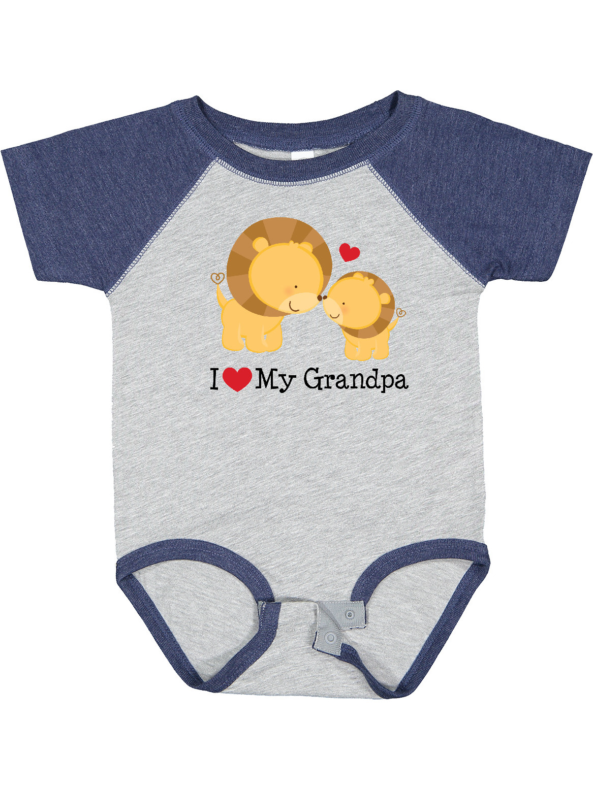 Inktastic I Love My Grandpa Boys or Girls Baby Bodysuit