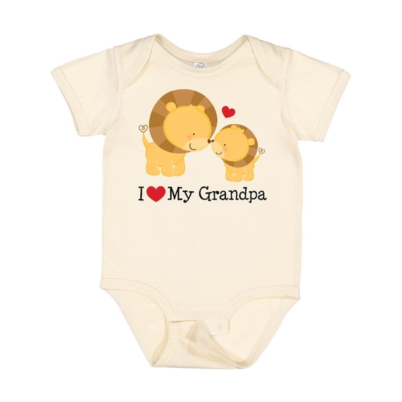 Inktastic I Love My Grandpa Boys or Girls Baby Bodysuit