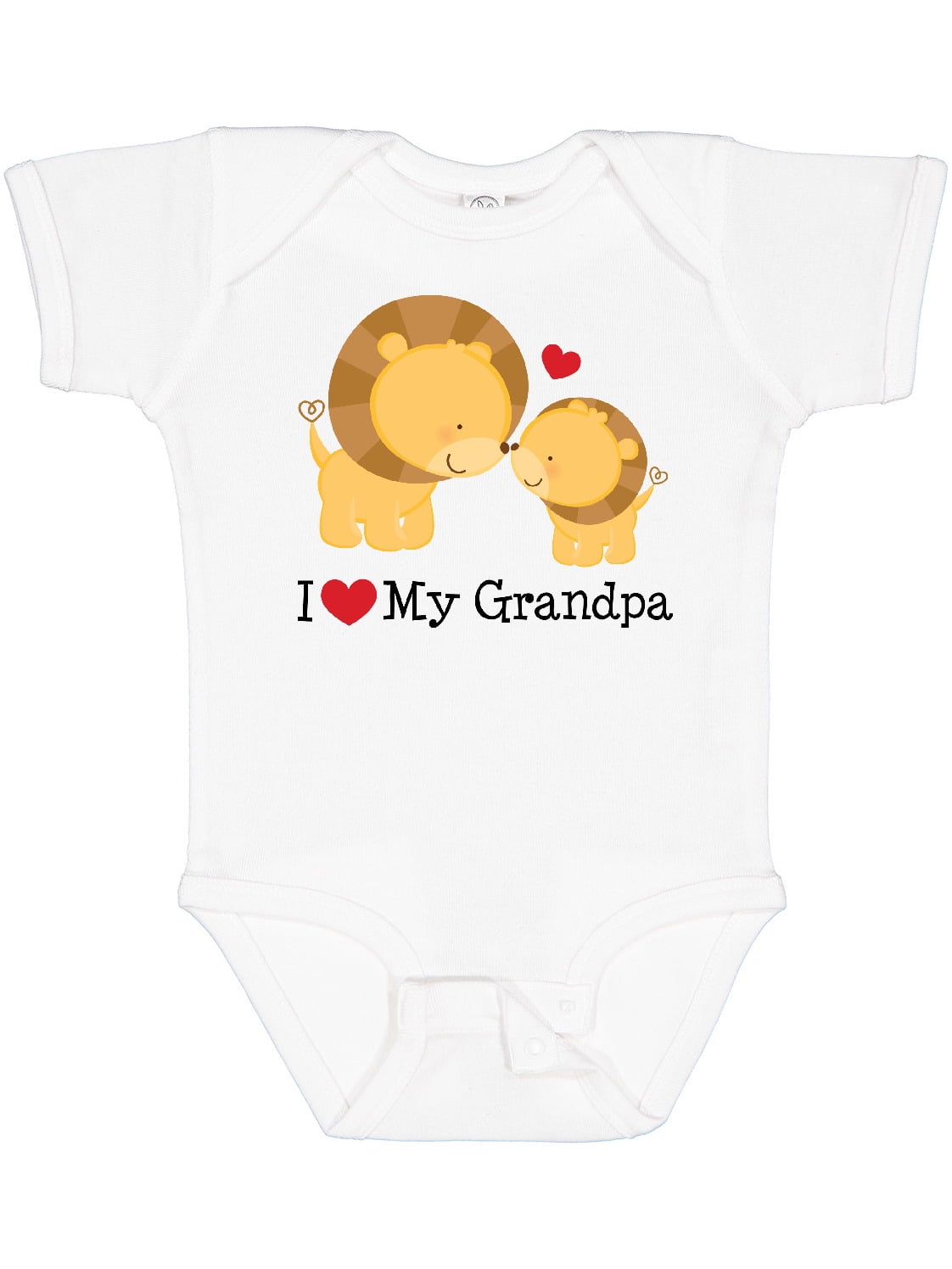 Inktastic I Love My Grandpa Boys or Girls Baby Bodysuit