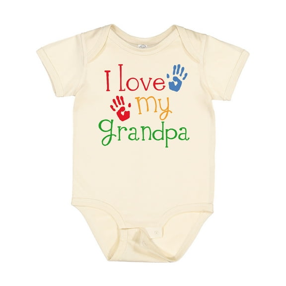 Inktastic I Love My Grandpa Boys or Girls Baby Bodysuit