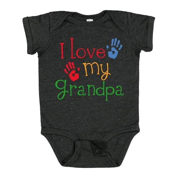 Inktastic I Love My Grandpa Boys or Girls Baby Bodysuit