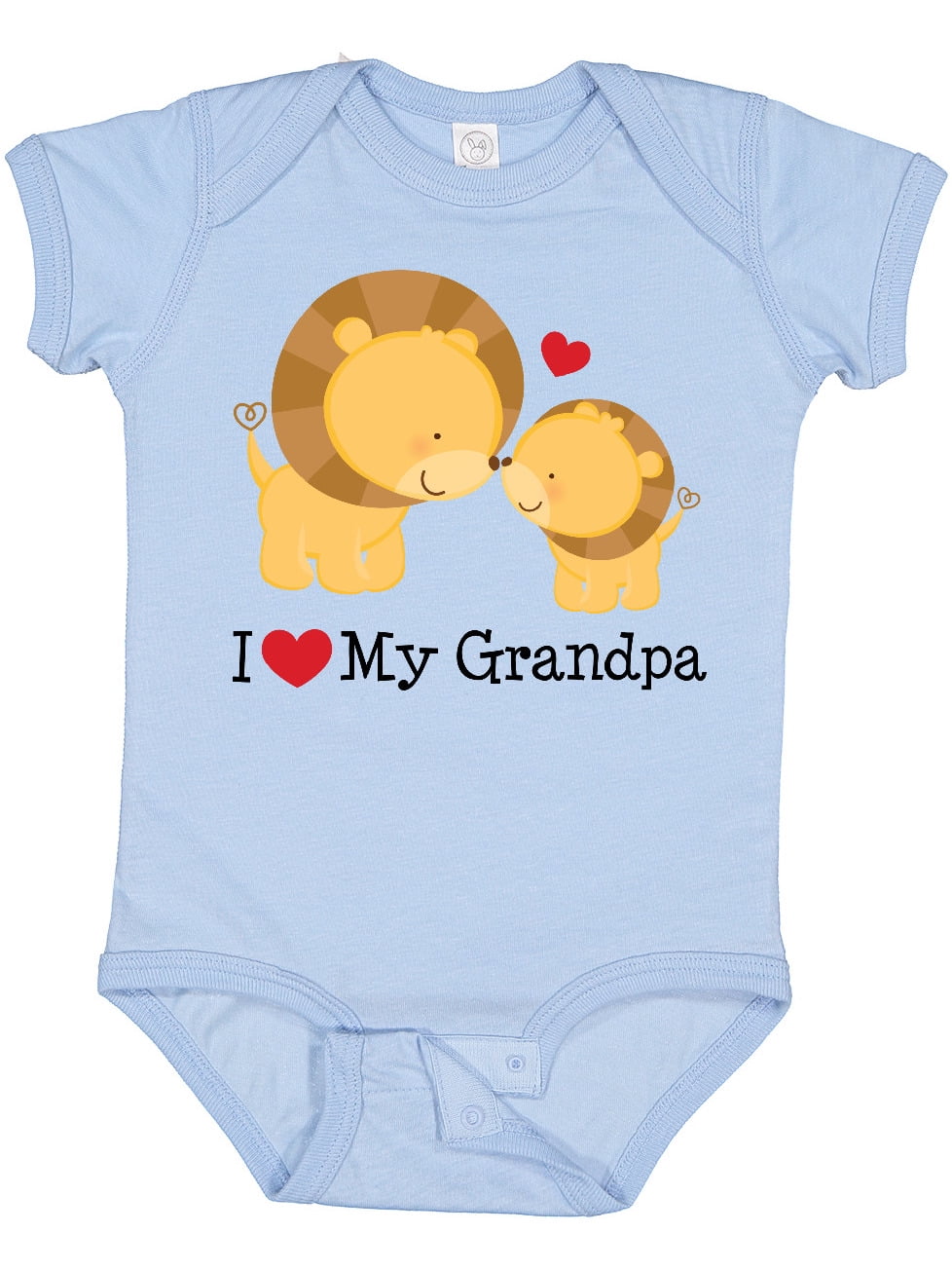 Inktastic I Love My Grandpa Boys or Girls Baby Bodysuit