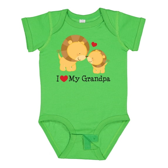 Inktastic I Love My Grandpa Boys or Girls Baby Bodysuit
