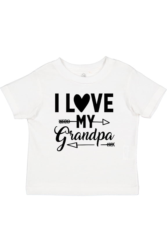I Love My Grandpa Boys or Girls Baby T-Shirt