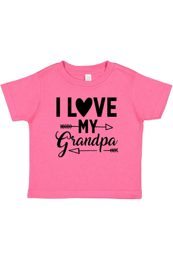 I Love My Grandpa Boys or Girls Baby T-Shirt