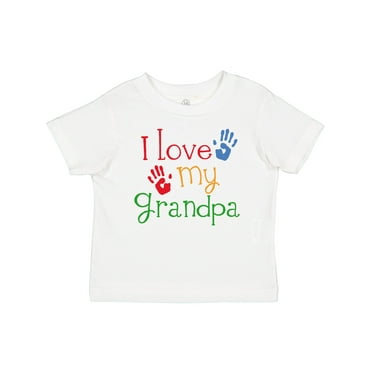 Inktastic I Love My Grandpa Boys or Girls Baby T-Shirt