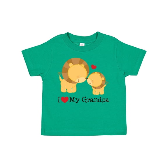 Inktastic I Love My Grandpa Boys or Girls Toddler T-Shirt