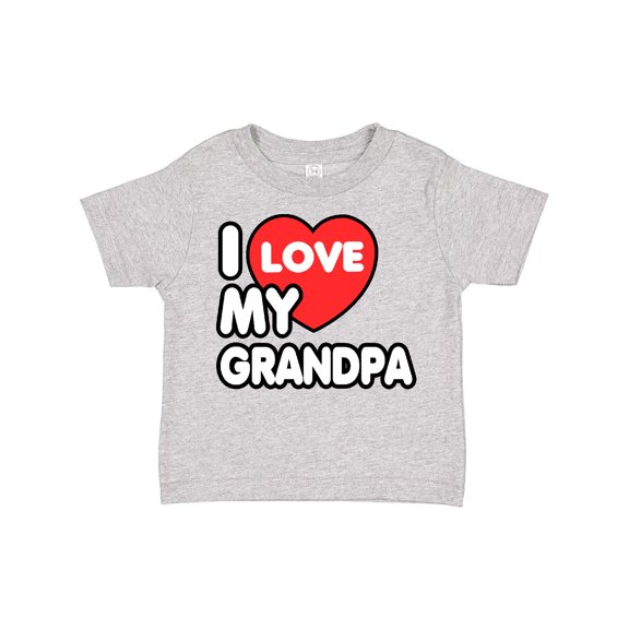 Inktastic I Love My Grandpa Boys or Girls Toddler T-Shirt