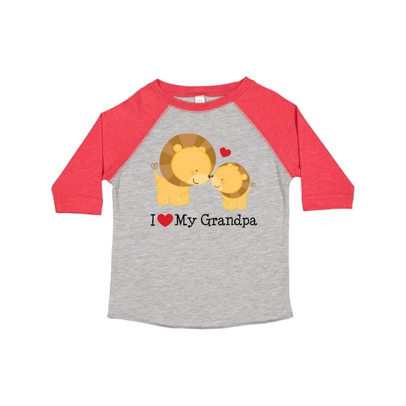 Inktastic I Love My Grandpa Boys or Girls Toddler T-Shirt