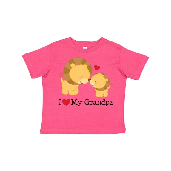 Inktastic I Love My Grandpa Boys or Girls Toddler T-Shirt