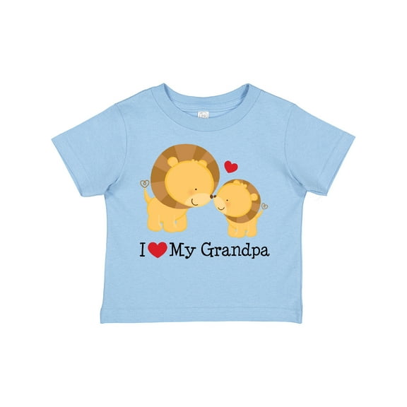 Inktastic I Love My Grandpa Boys or Girls Toddler T-Shirt