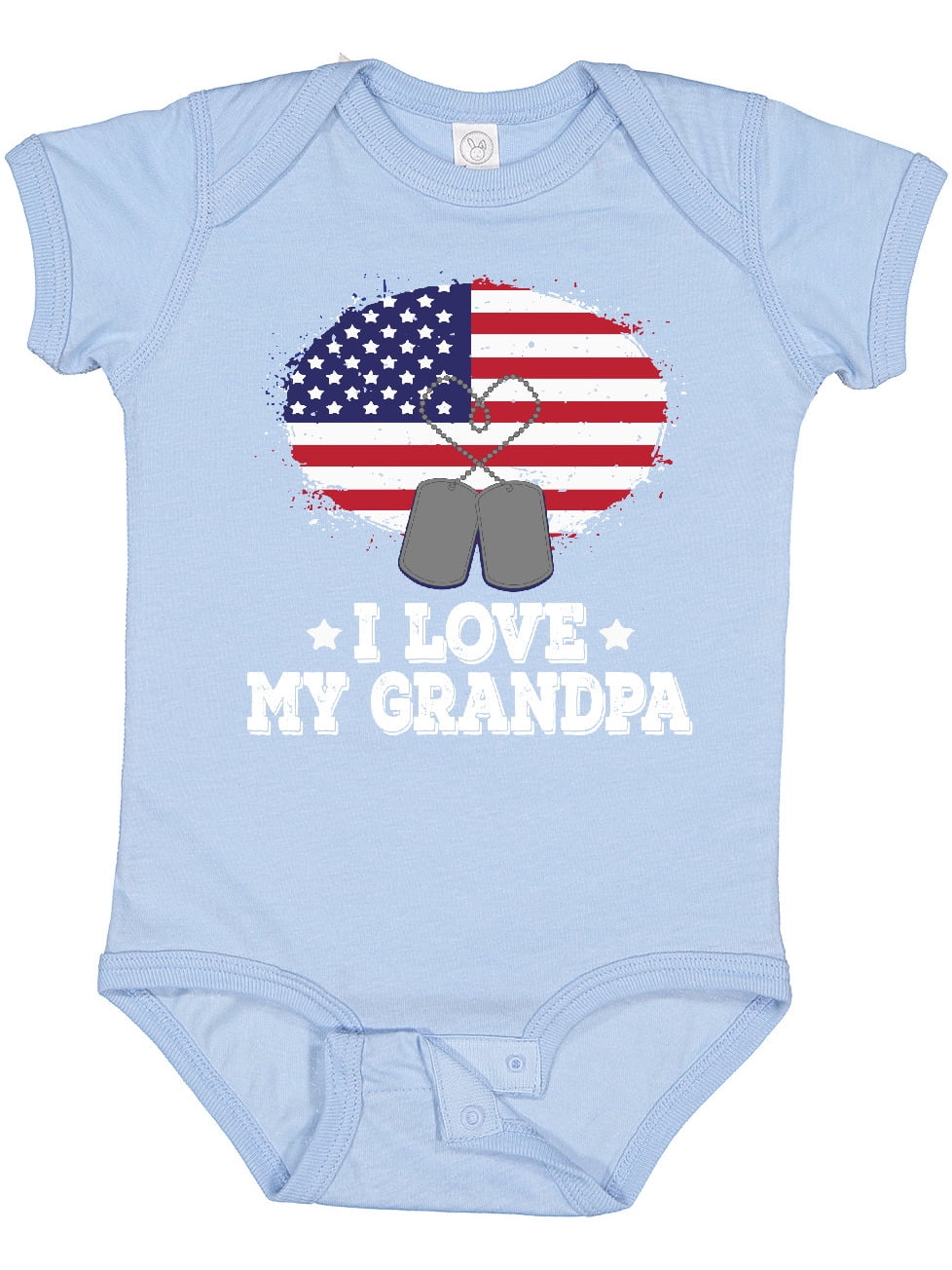 Inktastic Grandma's Girl Grandchild Butterfly Girls Baby Bodysuit...
