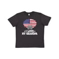 thumbnail image 1 of Inktastic I Love My Grandpa Military Grandson Youth T-Shirt, 1 of 5