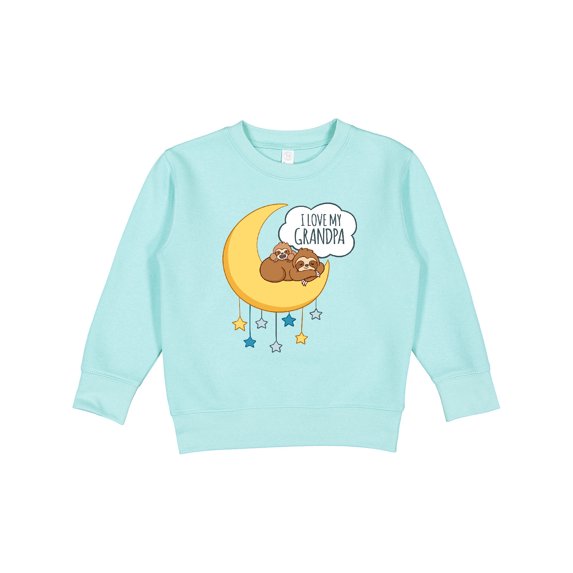 Inktastic I Love My Grandpa Toddler Sweatshirt