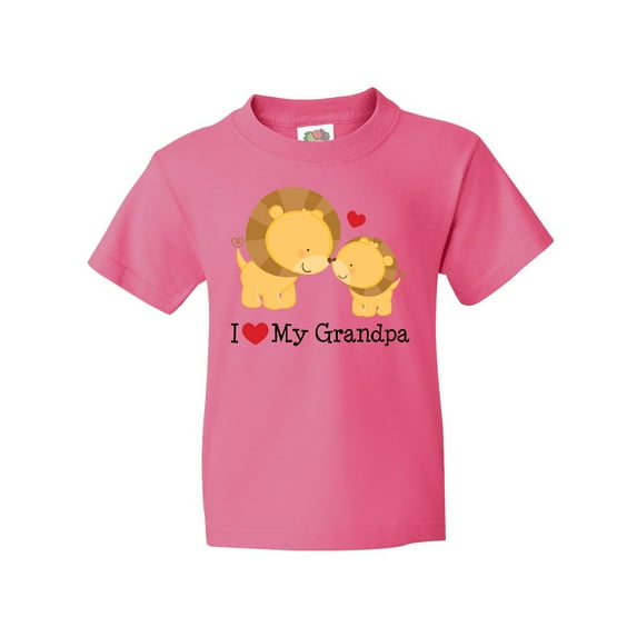 Inktastic I Love My Grandpa Youth T-Shirt