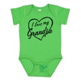 thumbnail image 1 of Inktastic I Love My Grandpa in Black Chalk Heart Boys or Girls Baby Bodysuit, 1 of 5