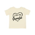 thumbnail image 1 of Inktastic I Love My Grandpa in Black Chalk Heart Boys or Girls Baby T-Shirt, 1 of 5