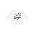 thumbnail image 1 of Inktastic I Love My Grandpa in Black Chalk Heart Boys or Girls Long Sleeve Toddler T-Shirt, 1 of 5