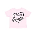 thumbnail image 1 of Inktastic I Love My Grandpa in Black Chalk Heart Boys or Girls Toddler T-Shirt, 1 of 5