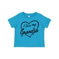 thumbnail image 1 of Inktastic I Love My Grandpa in Black Chalk Heart Boys or Girls Toddler T-Shirt, 1 of 5