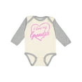 thumbnail image 1 of Inktastic I Love My Grandpa in Pink Chalk Heart Boys or Girls Long Sleeve Baby Bodysuit, 1 of 5