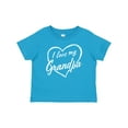 thumbnail image 1 of Inktastic I Love My Grandpa in White Chalk Heart Boys or Girls Baby T-Shirt, 1 of 5